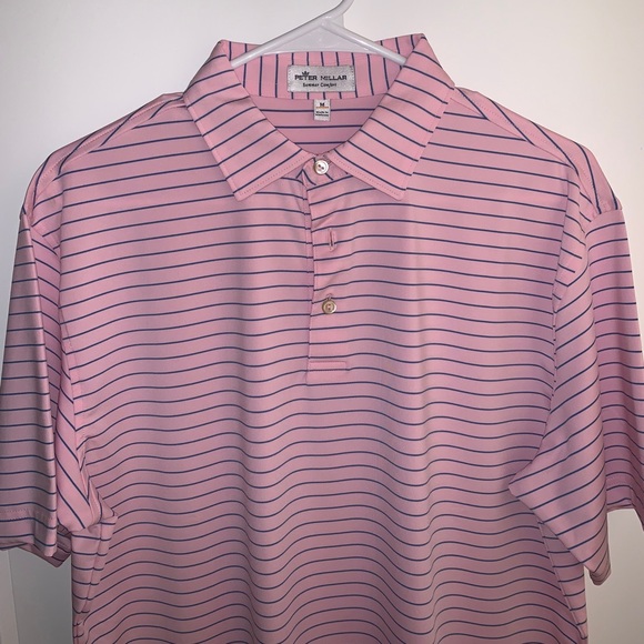 Peter Millar Pink Dri-Fit Polo - Picture 2 of 4